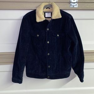 Corduroy Fleece Lined Jacket